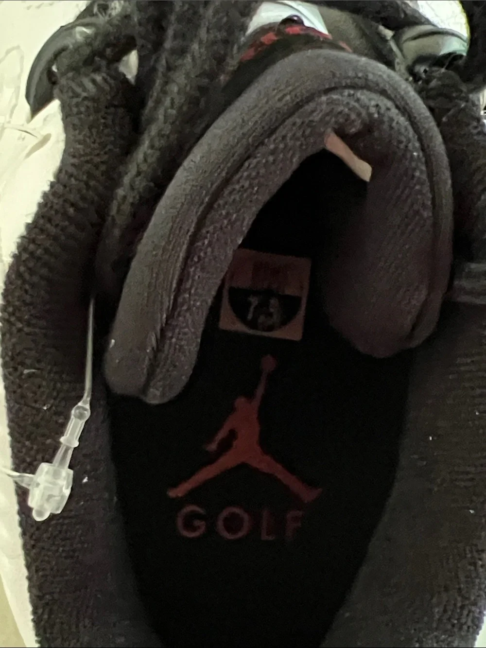 Nike Jordan Men’s Golf Shoes - White, Black, & Red